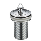Plug And Waste 40mm Deluxe Chrome Plug - No Overflow