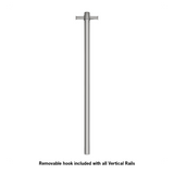 Thermorail STRAIGHT/RND 12VLT VERTCL BAR 900X142X100MM 30W