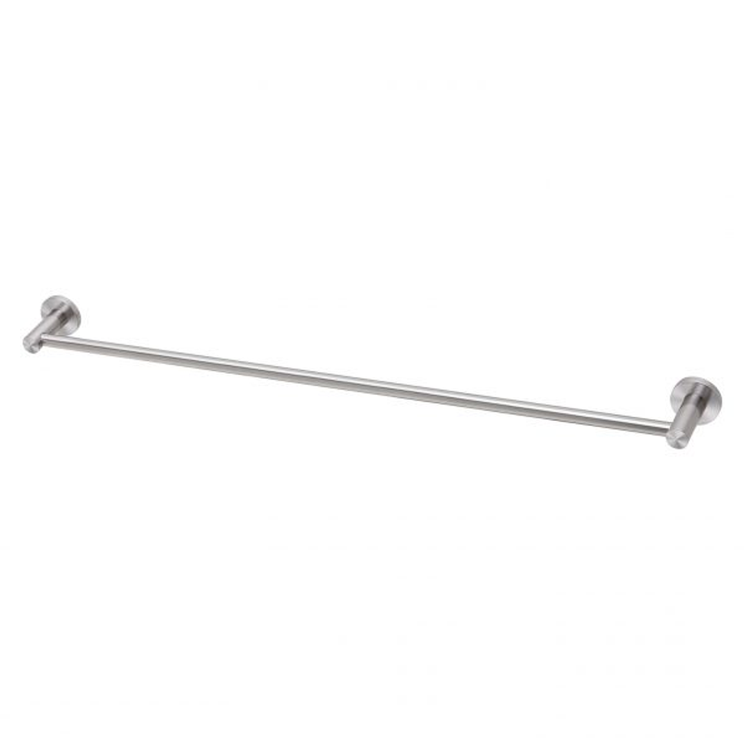 Radii Stainless Steel Single Phoenix Towel Rail Round Plate 800mm