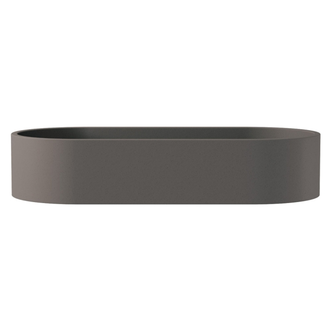 Fienza Jada Pill Concrete Above Counter Basin Warm Grey Rb013