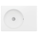 Fienza Reba Wall Basin Left Bowl - No Tap Hole