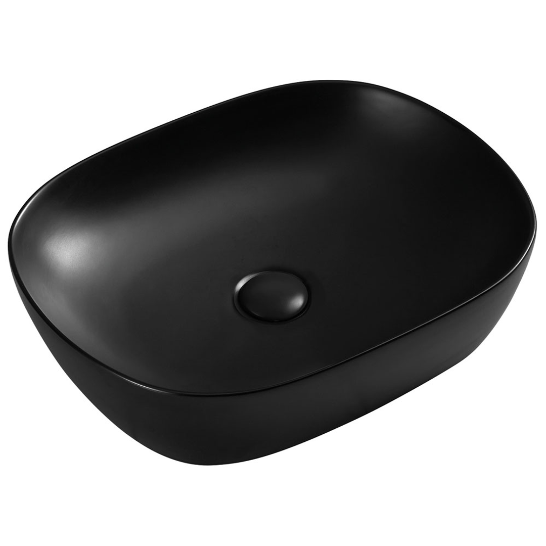 Fienza Koko Above Counter Basin 465 X 375 X 115mm - Matte Black