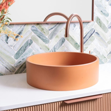 Jada Concrete Above Counter Fienza Basin Tuscan