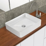 Luciana Above Counter Fienza Basin 510X405X110 White Rb2178