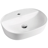 Chica Fienza Basin Above Counter 500 X 380 X 120 White 1 Tap Hole Rb2202