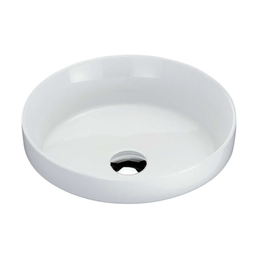 Fienza Reba Semi Inset Basin 355 X 355 X 100mm - White