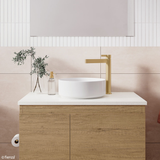 Reba Mini Above Counter Fienza Basin - Gloss White