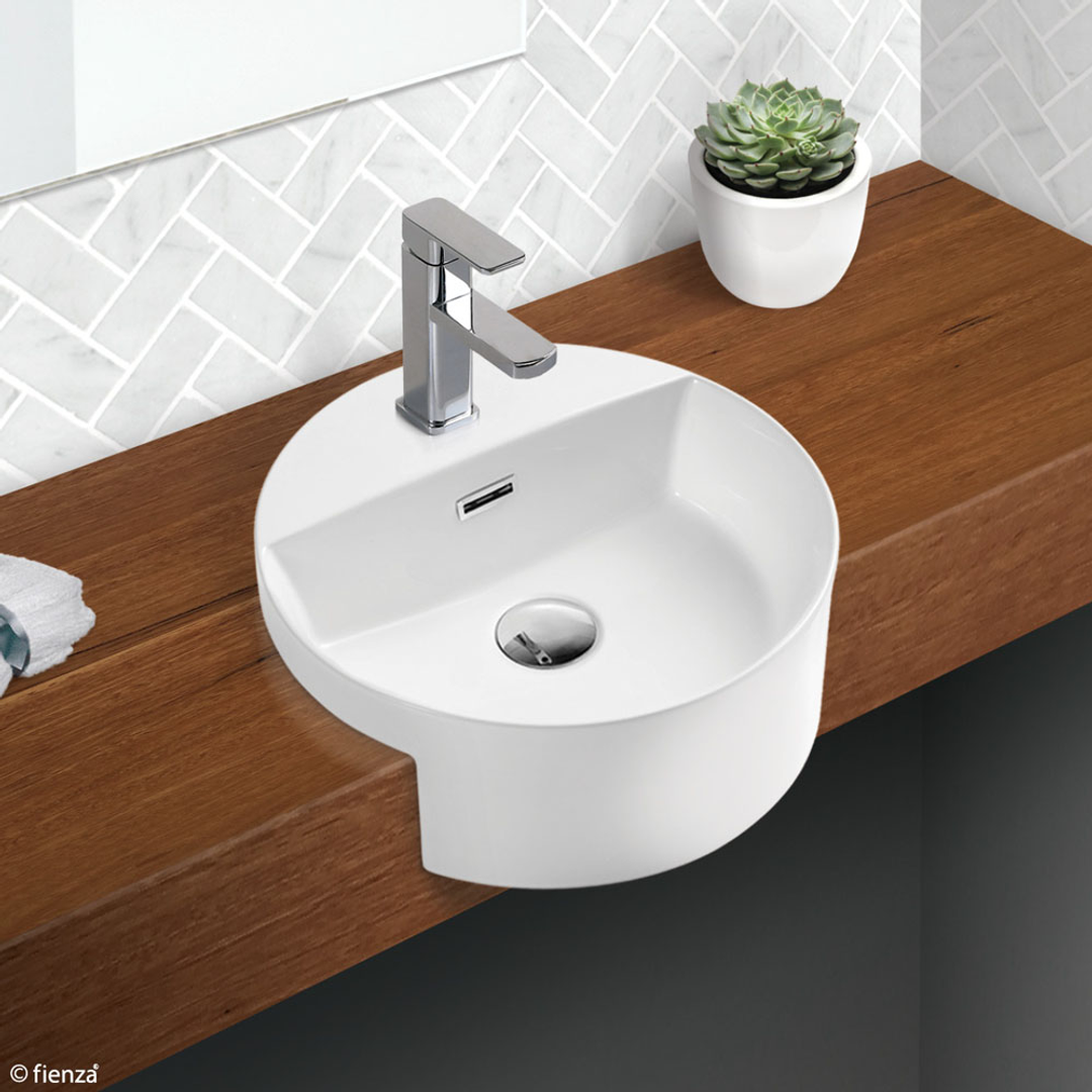 Fienza Reba Semi-Recessed Basin - No Tap Hole