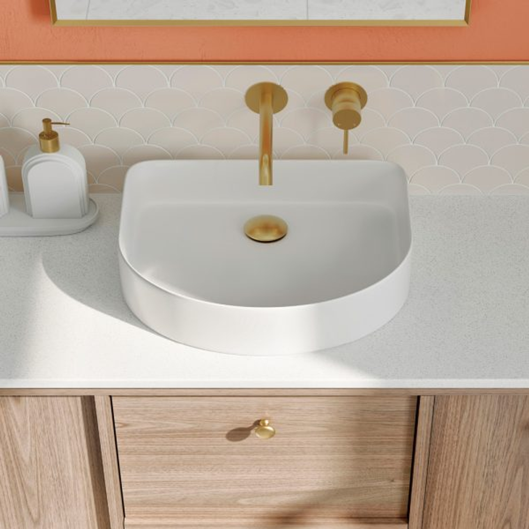 Forma Arch Gloss White Above Counter Fienza Basin 415 X 365 X 100mm