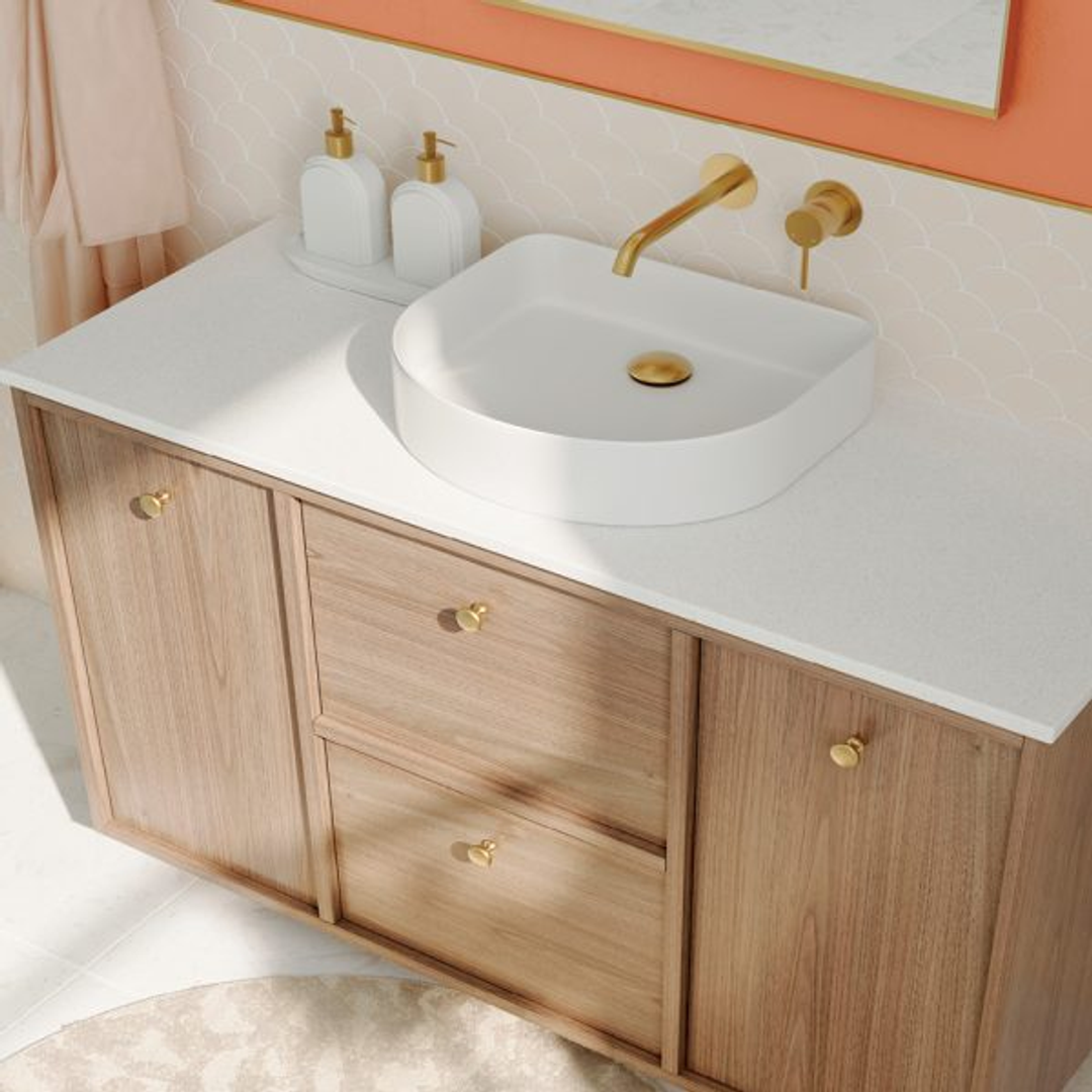 Forma Arch Gloss White Above Counter Fienza Basin 415 X 365 X 100mm