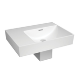 Fienza Tono 600 Wall Hung Basin With Shroud Right Hand Bowl Ceramic Nth