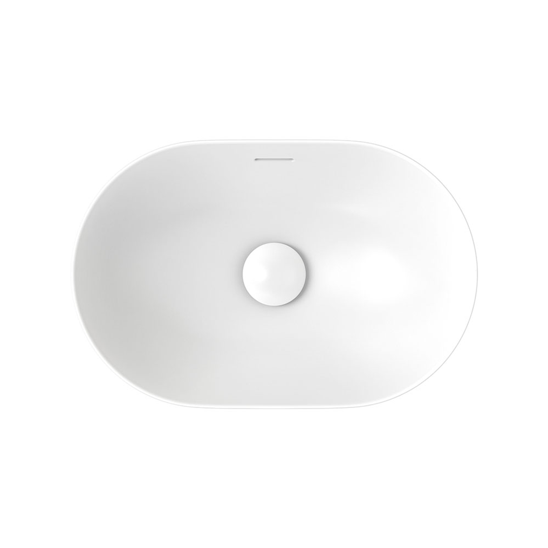 Aluca Pill Semi-Inset Fienza Basin Matte White