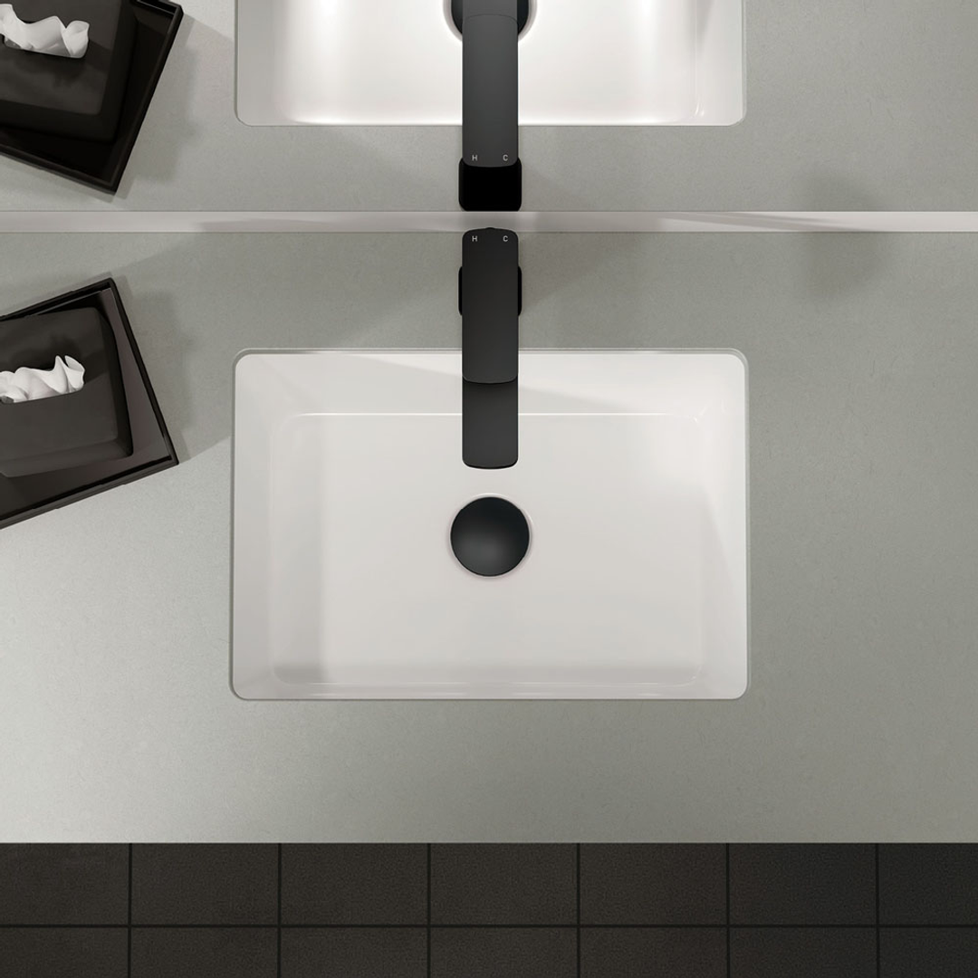 Fienza Koko Undermount Basin - 470 x 350mm | Gloss White