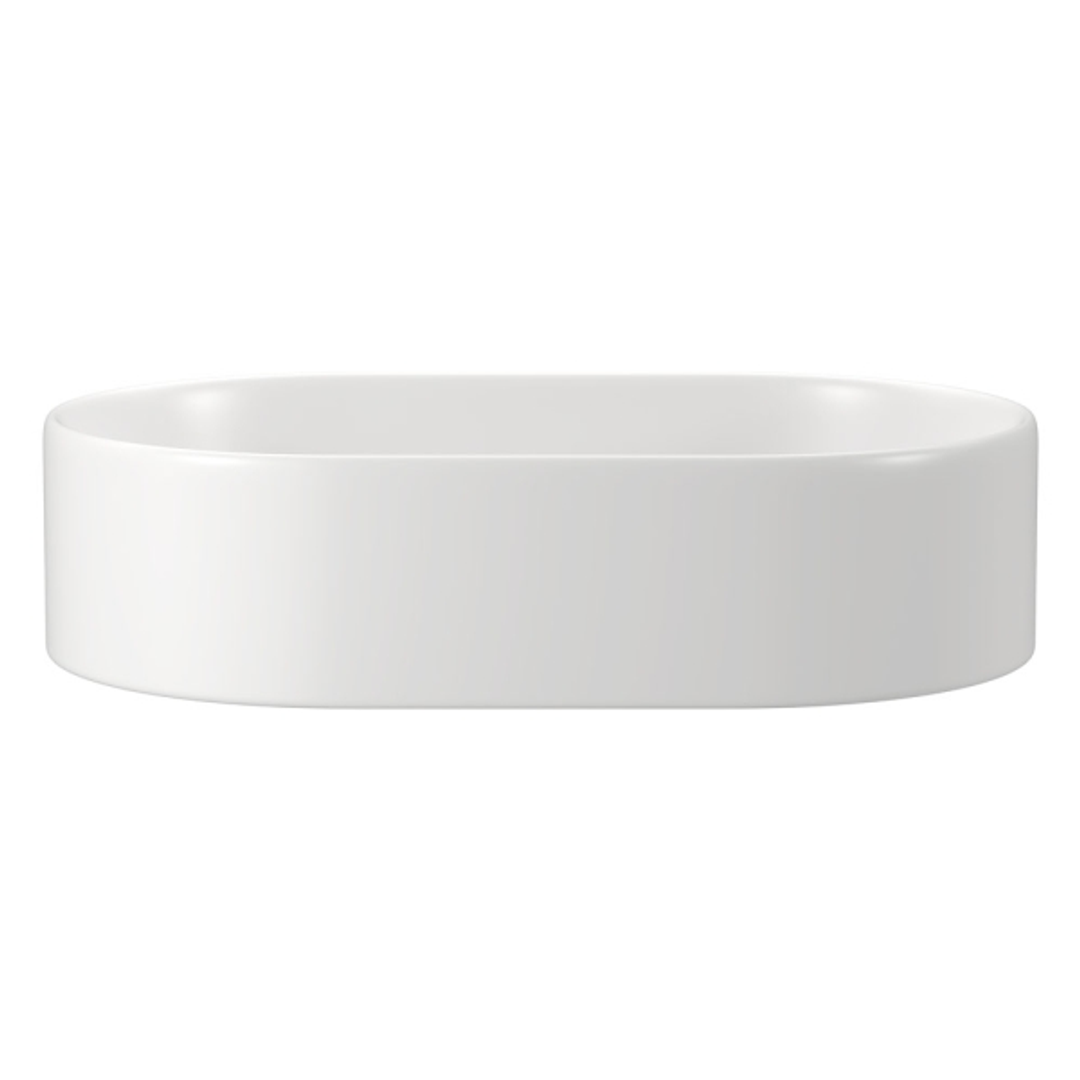 Aluca Pill Above Counter  Fienza Basin 510X310X120mm Matte White