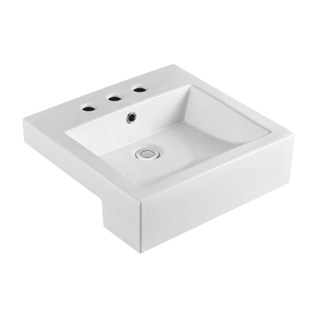Fienza Jacinta Semi Recessed Basin 48 0 X 460 X 145Mm (3 Tap)