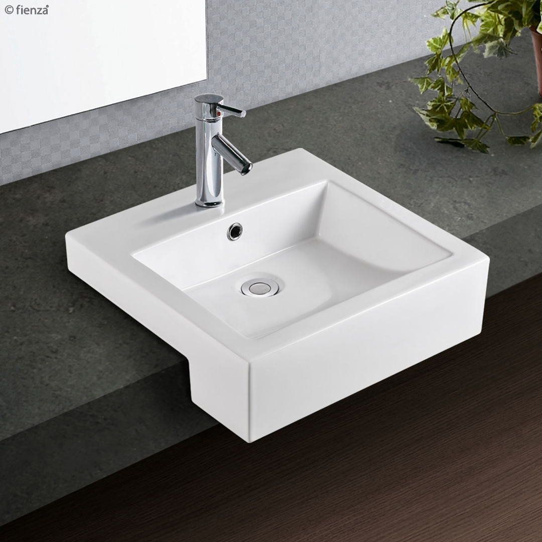 Fienza Jacinta Semi Recessed Basin 48 0 X 460 X 145Mm(