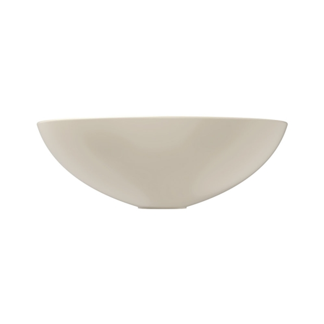Aluca Slim Edge Fienza Basin 400mm Khaki Ceramic Above Counter