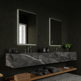 Remer R-Series Backlit Led 1200X750 Mirror With Demister - Georgian Metal Frame