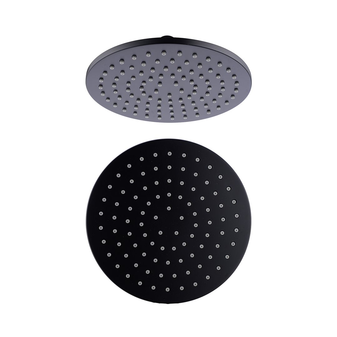 Nero 200Mm Round Shower Head - Matte Black