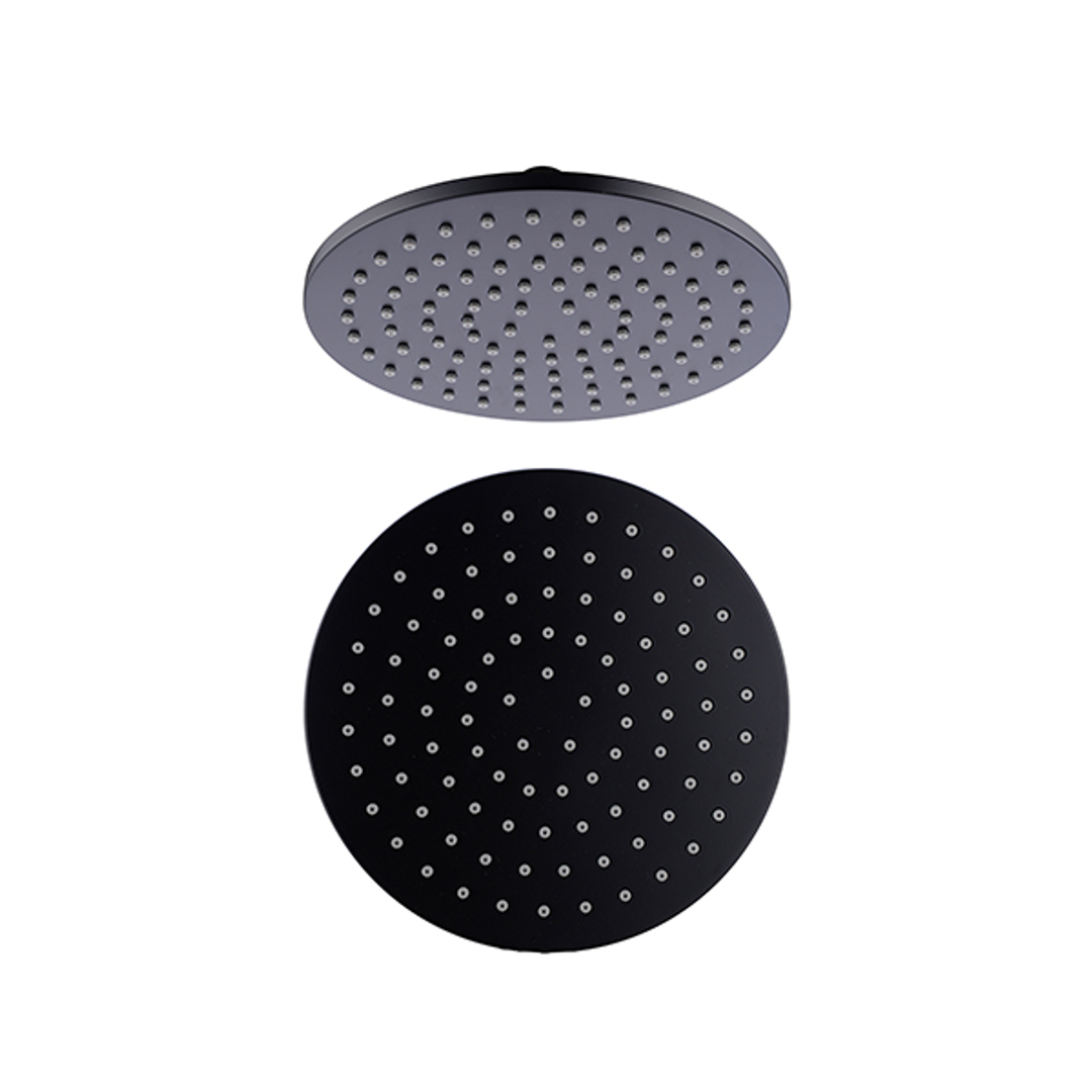 Nero 200Mm Round Shower Head - Matte Black