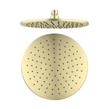 Nero 250Mm Round Shower Head - Brushed Gold