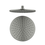 Nero 250Mm Round Shower Head - Gunmetal Grey