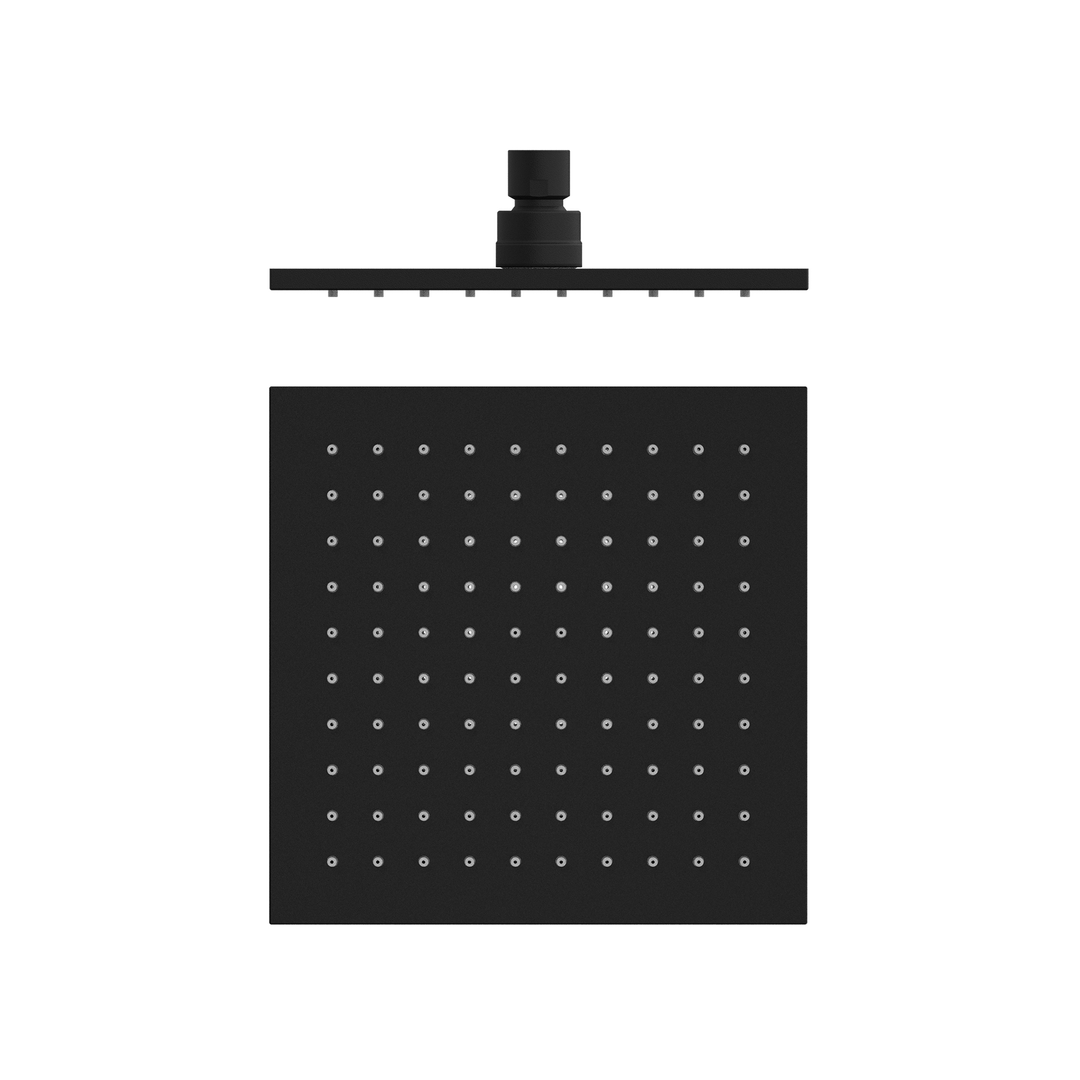 Nero 200Mm Square Shower Head - Matte Black