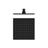 Nero 200Mm Square Shower Head - Matte Black