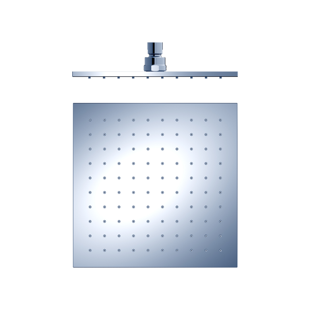 Nero 250Mm Square Shower Head - Chrome