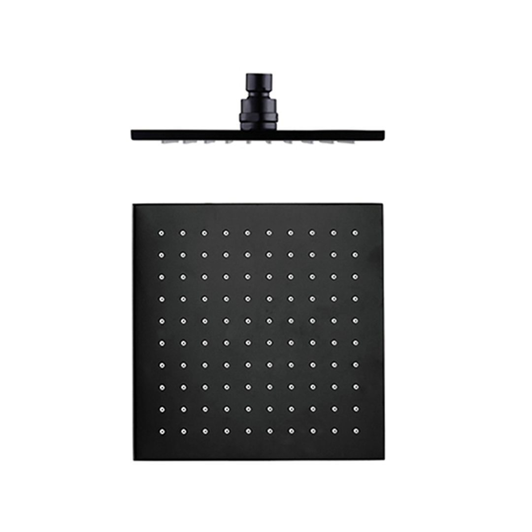 Nero 250Mm Square Shower Head - Matte Black