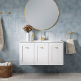 Fienza Rotondo Mila Wall Hung Vanity Left Drawer - 900mm