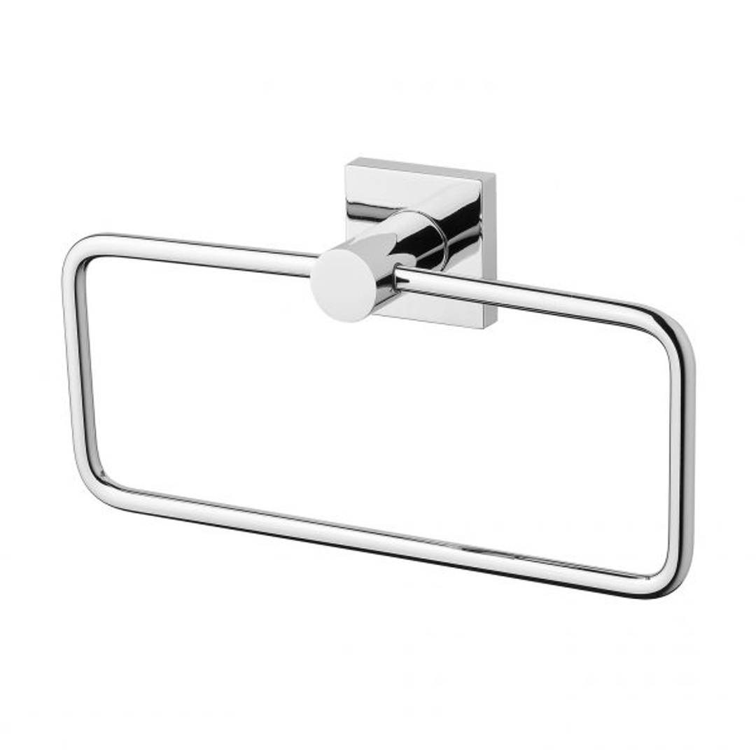 Phoenix Radii Guest Towel Holder - Chrome Square