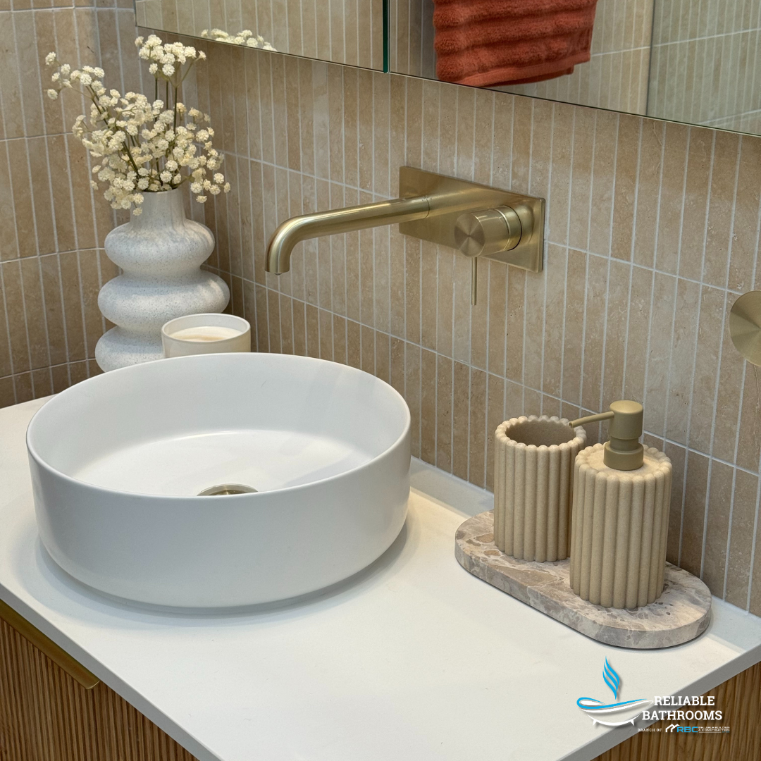 Mecca  Nero Wall Basin Mixer Sep Bp 160mm Spout - Gun Metal