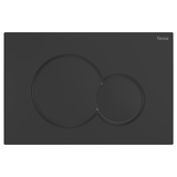 Fienza Sigma Round Button Flush Plate - Matte Black