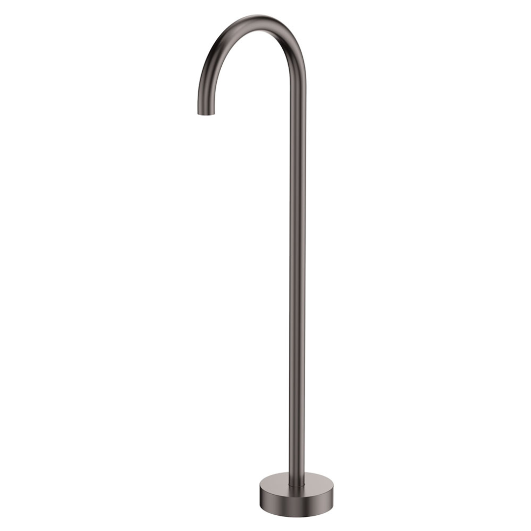 Fienza Gooseneck Floor Mounted Bath Outlet Kaya - Gunmetal