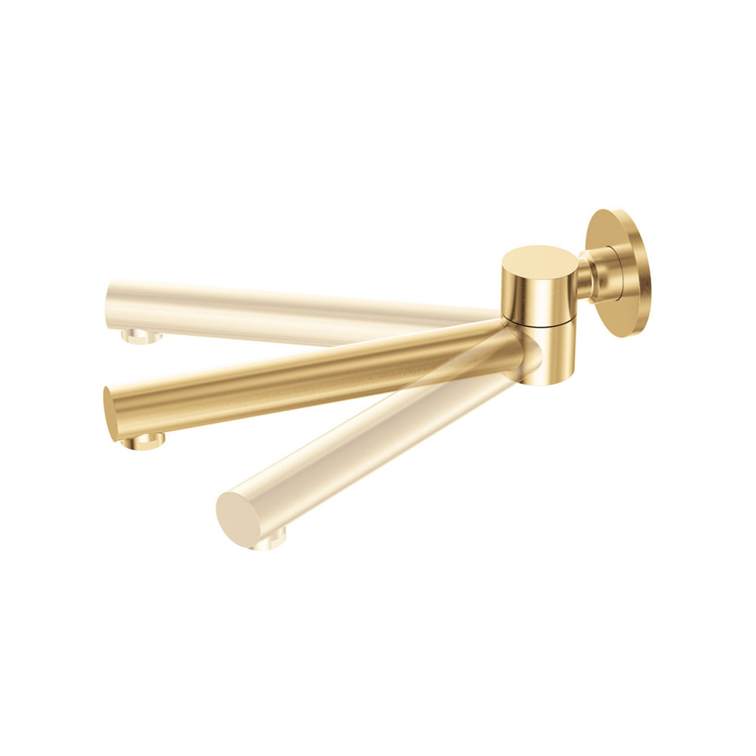 Fienza Michelle Swivel Wall Outlet 240Mm Urban Brass