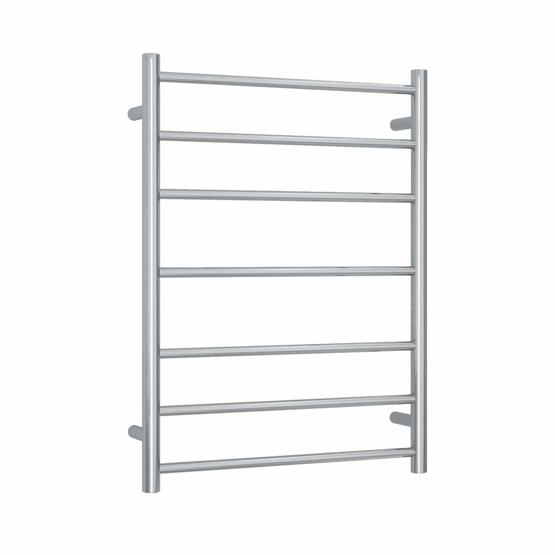 Thermorail Straight/Round Heated 12Volt 600X800X122mm 90 Watts 7 Bars - Brushed
