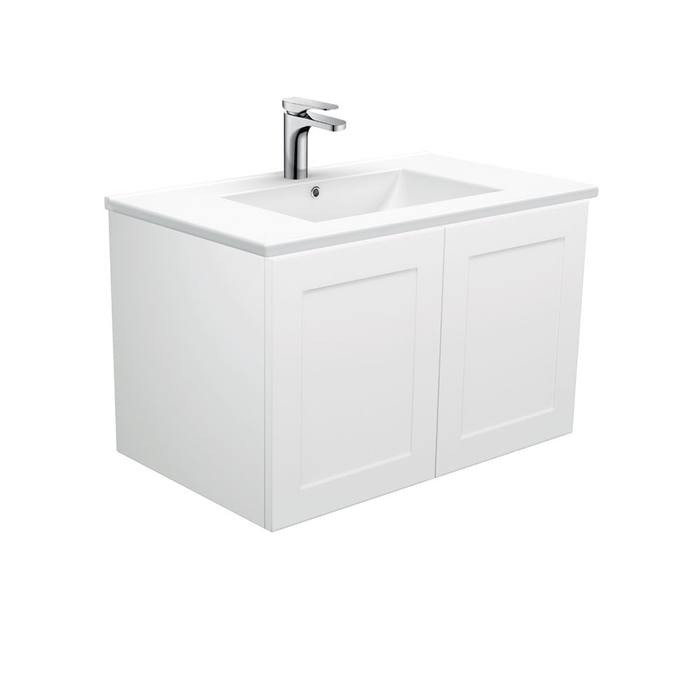 Fienza Dolce Mila Wall Hung Vanity Left Drawer - 750mm