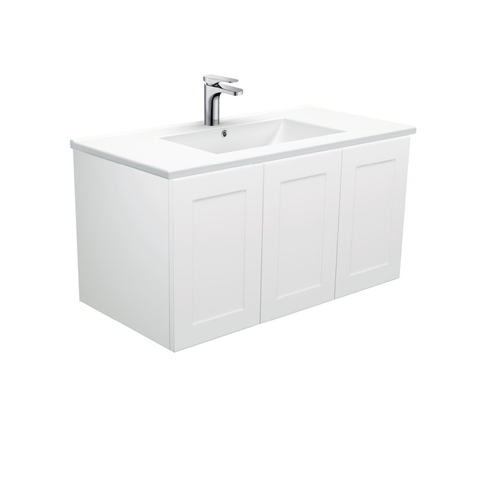 Fienza Dolce Mila Wall Hung Vanity Left Drawer - 900mm
