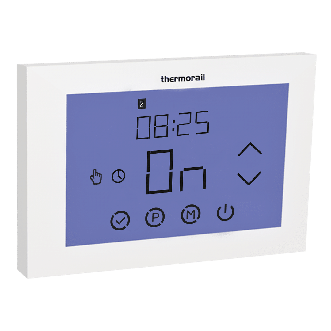 Thermorail LANDSCAPE TOUCH SCREEN 7 DAY TIMER-WHITE