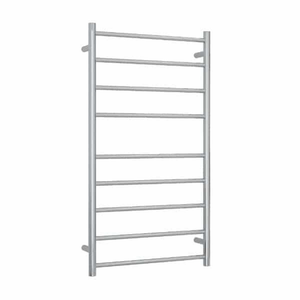 Thermorail Straight Round Polished Budget Ladder - 600x1080x122mm 103Watts 9 Bars