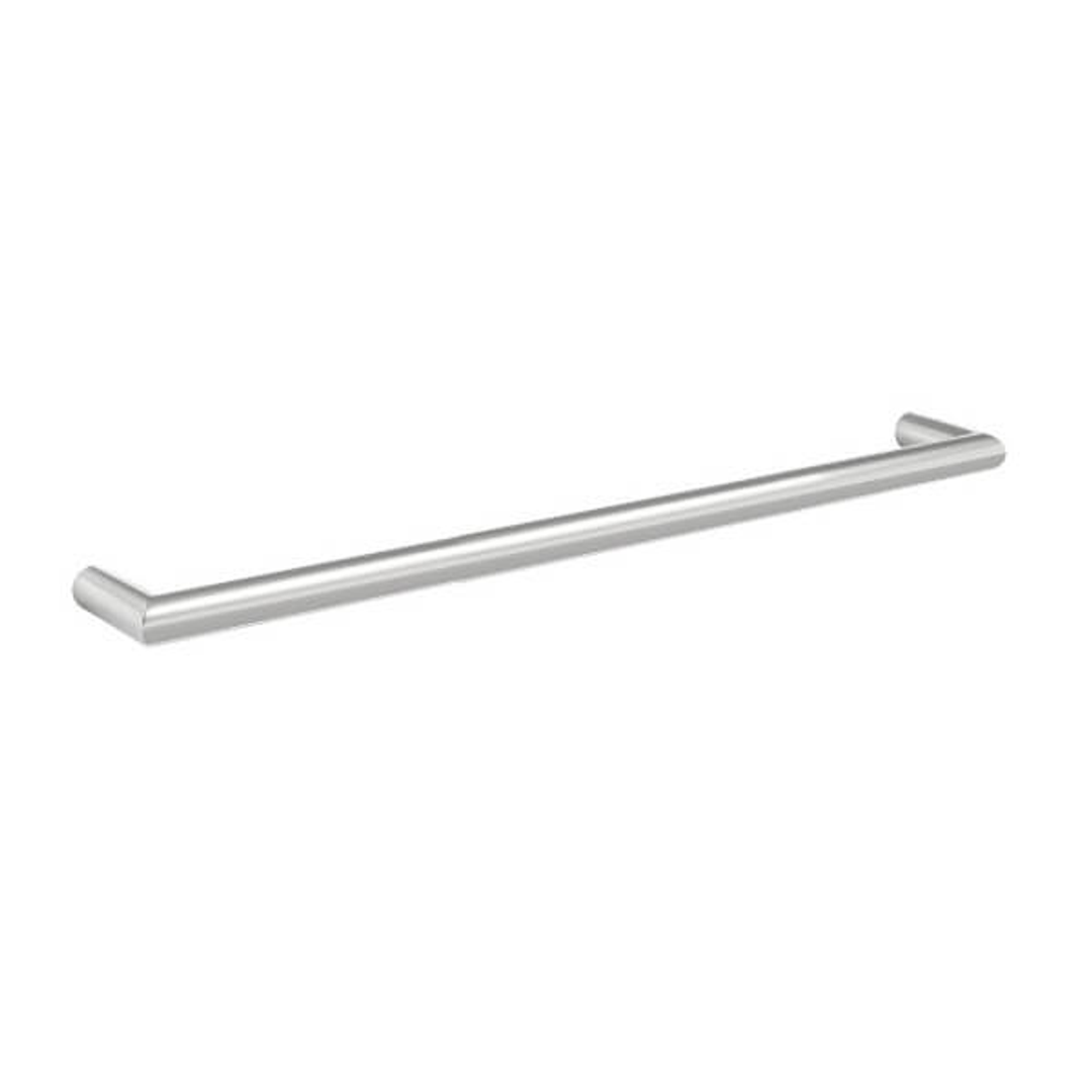 Thermorail Round Heated Single Rail 832X32X100mm 23 Watts - Chrome