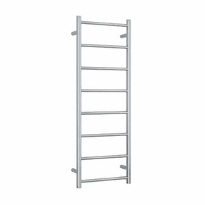 Thermorail Straight Round Stainless Ladder - 400X1120X122mm 65Watts 8 Bars