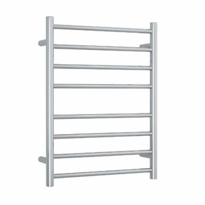 Thermorail Straight Round Stainless Ladder - 530x700x122mm 76Watts 8 Bars