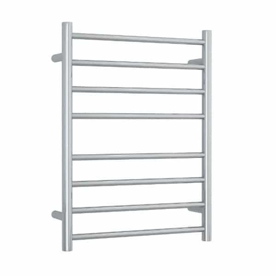 Thermorail Straight Round Stainless Ladder - 530x700x122mm 76Watts 8 Bars