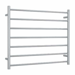 Thermorail Straight Round Stainless Ladder - 900X750X122mm 100Watts 7 Bars