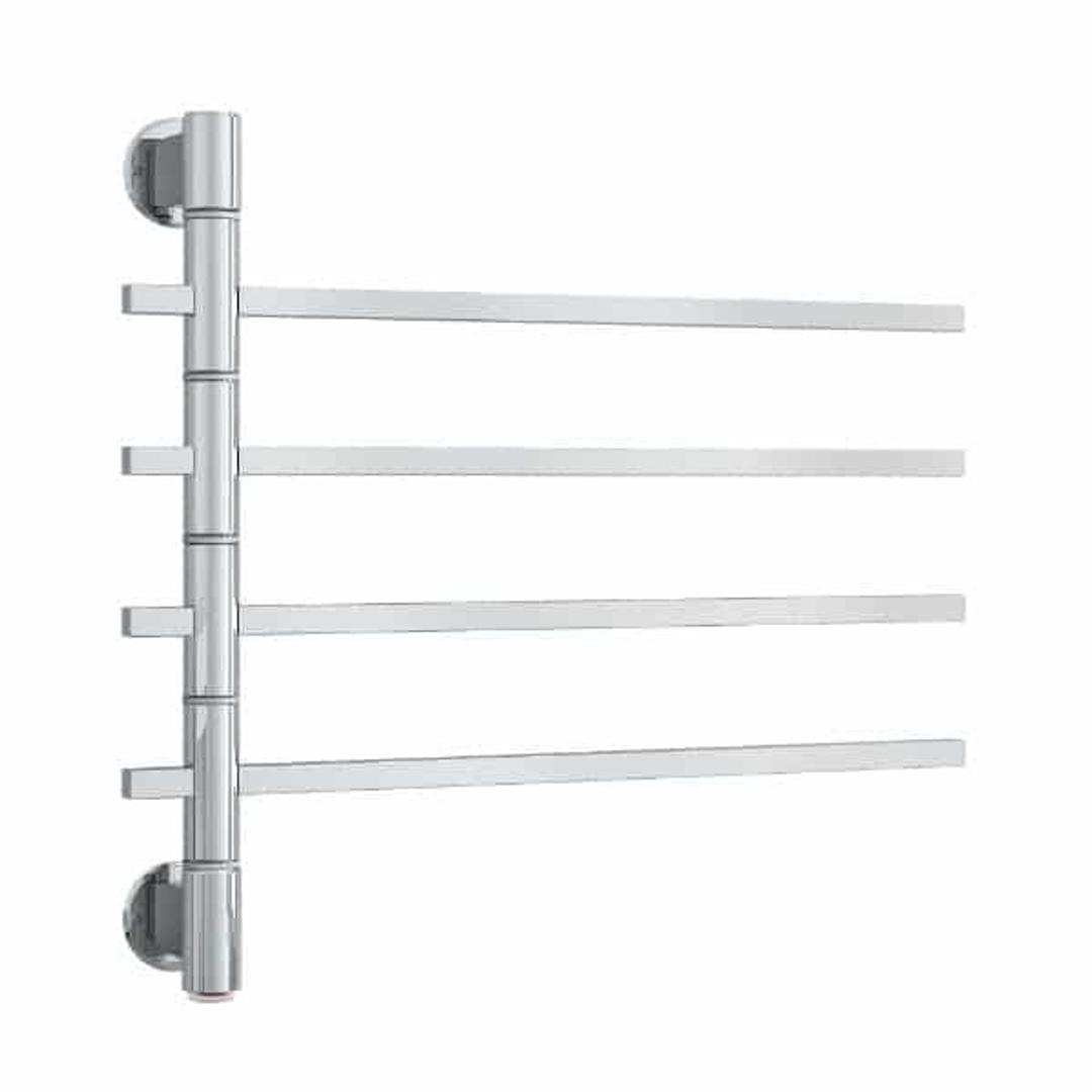 Thermorail Swivel, Straight/Square Heated 600X540X99mm 48 Watts 4 Bars