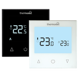 Thermogroup Thermotouch 9.2mG Black Glass Manual Thermostat 16A Max Load