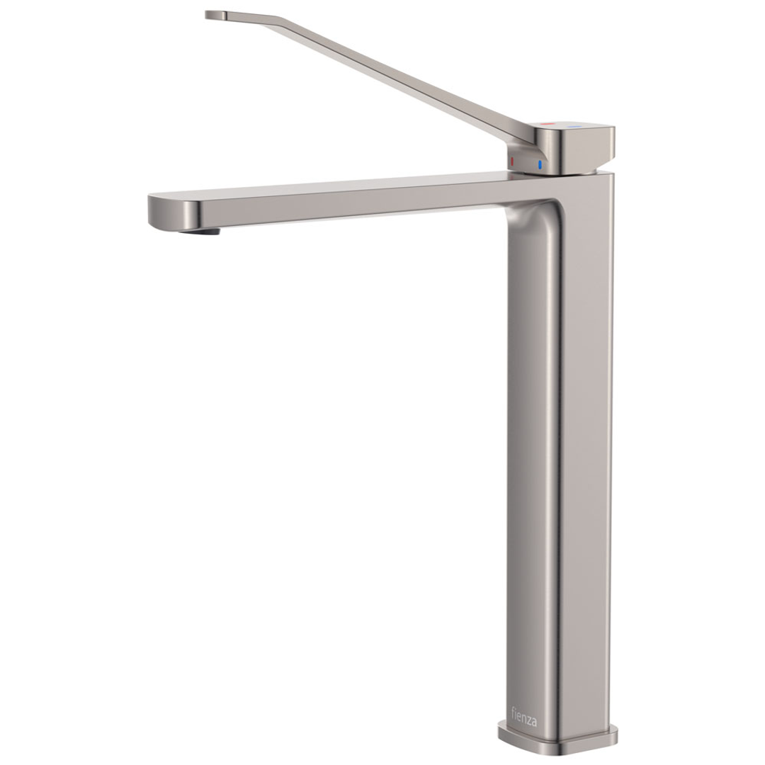 Fienza Tono Care Tall Basin Mixer - Brushed Nickel Lf Eco Brass