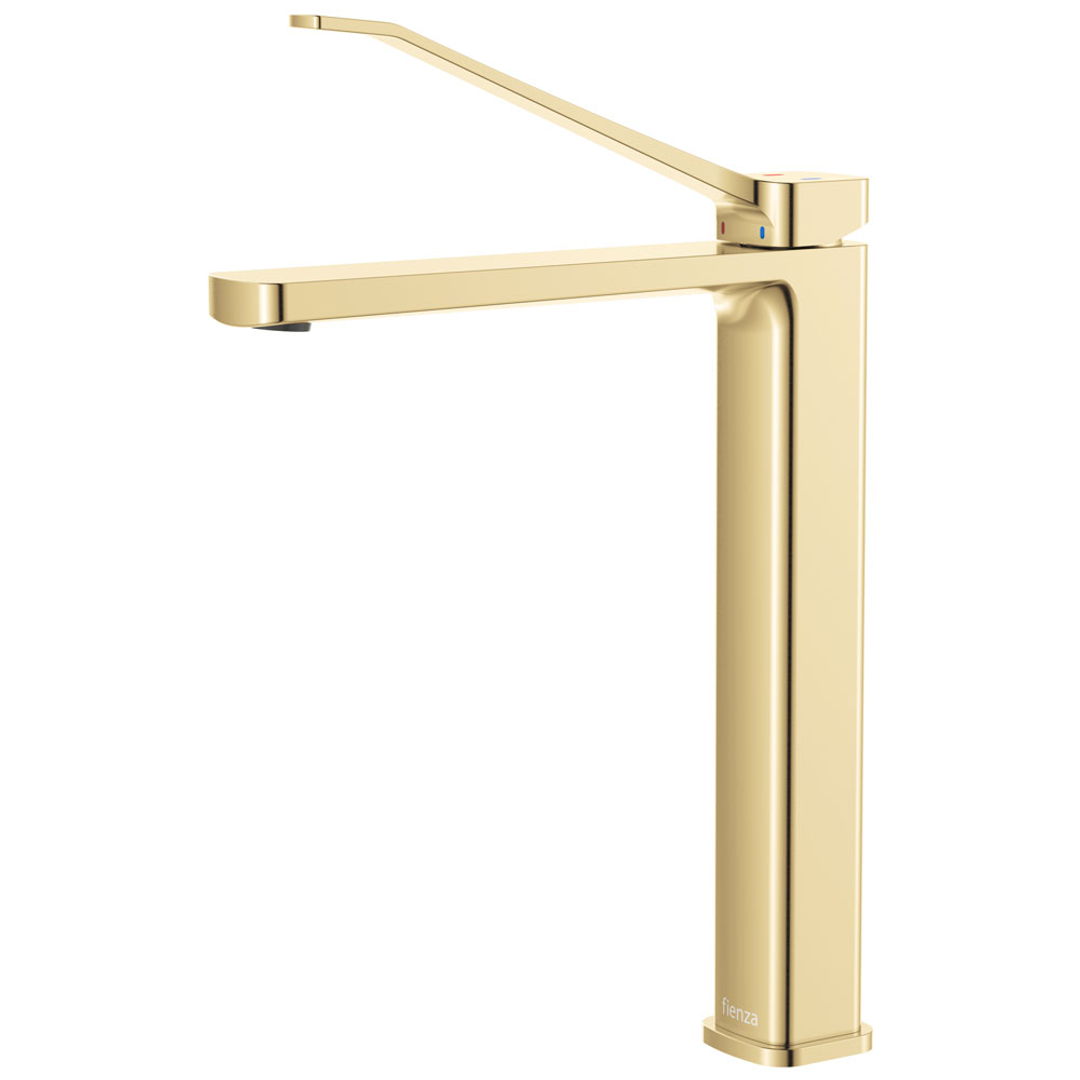 Fienza Tono Care Tall Basin Mixer - Urban Brass Lf Eco Brass